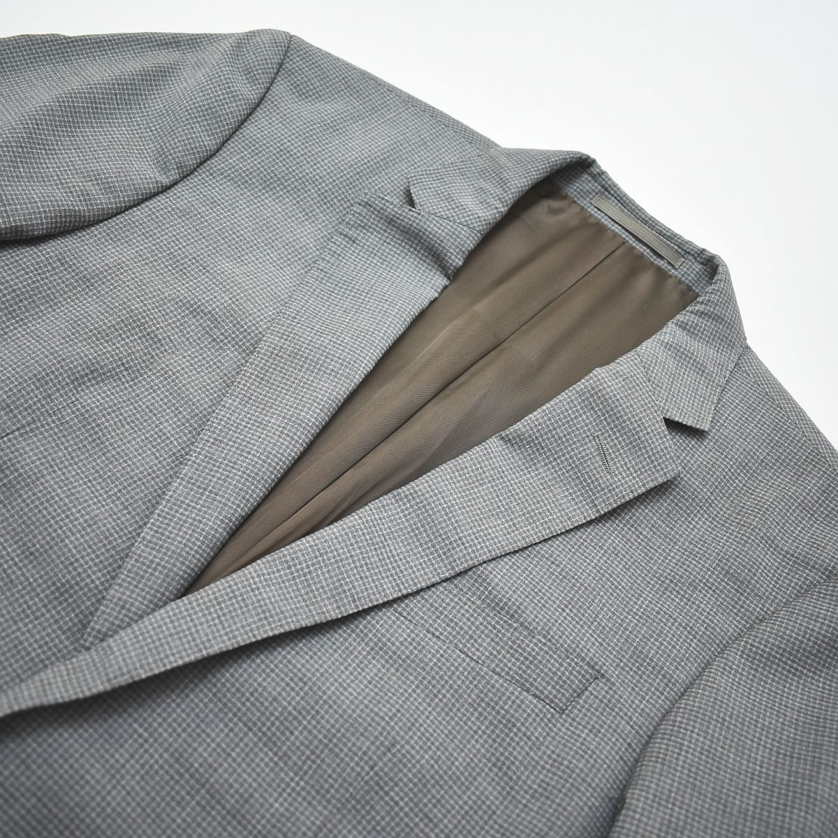 美品】 ヒューゴボス HUGO BOSS Lanificio Tesse マイクロチェック