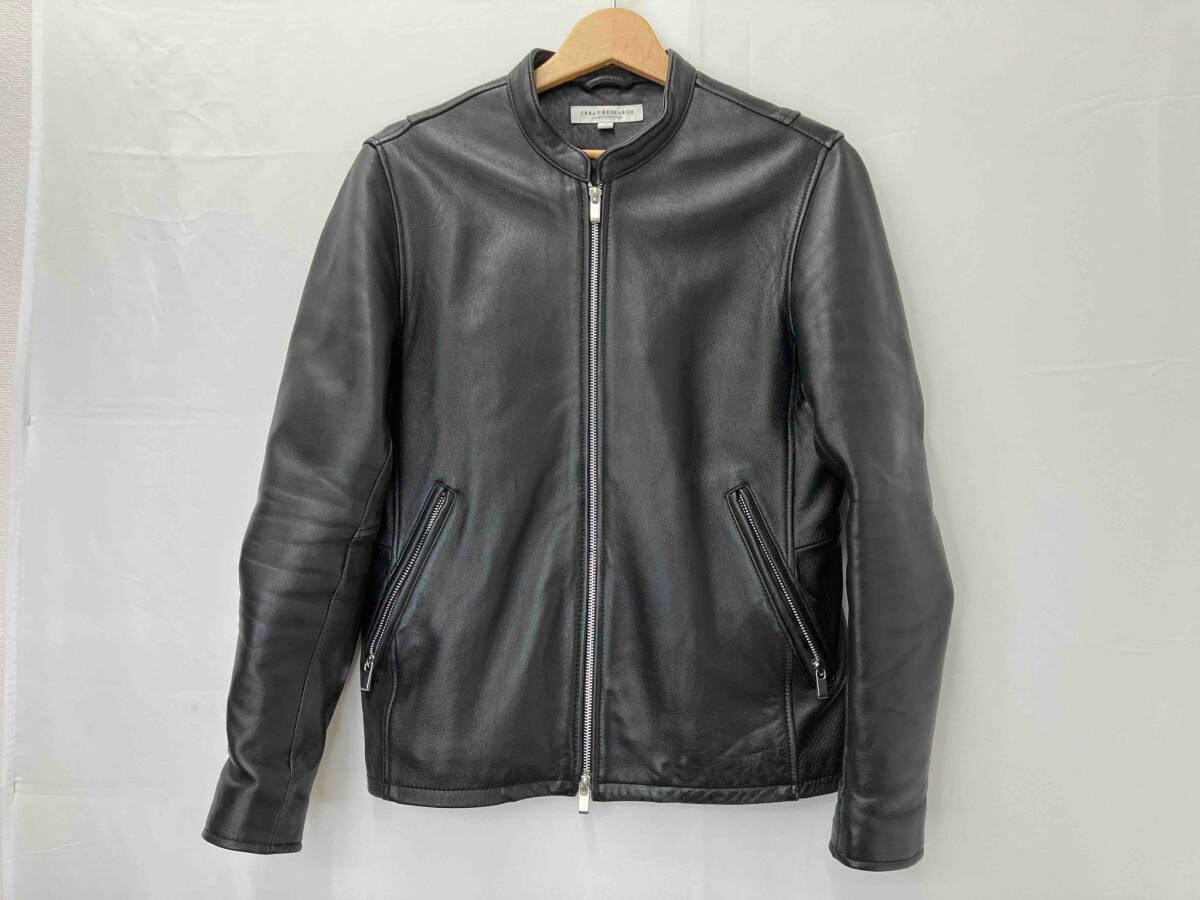 URBAN RESEARCH アーバンリサーチ シングルライダース 羊革 ジップ 