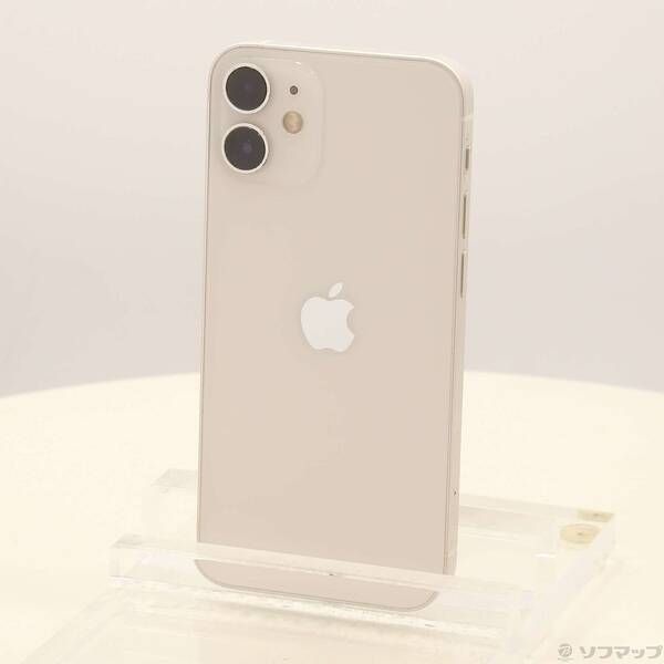 中古品〕 iPhone12 mini 128GB ホワイト MGDM3J／A SIMフリー【297
