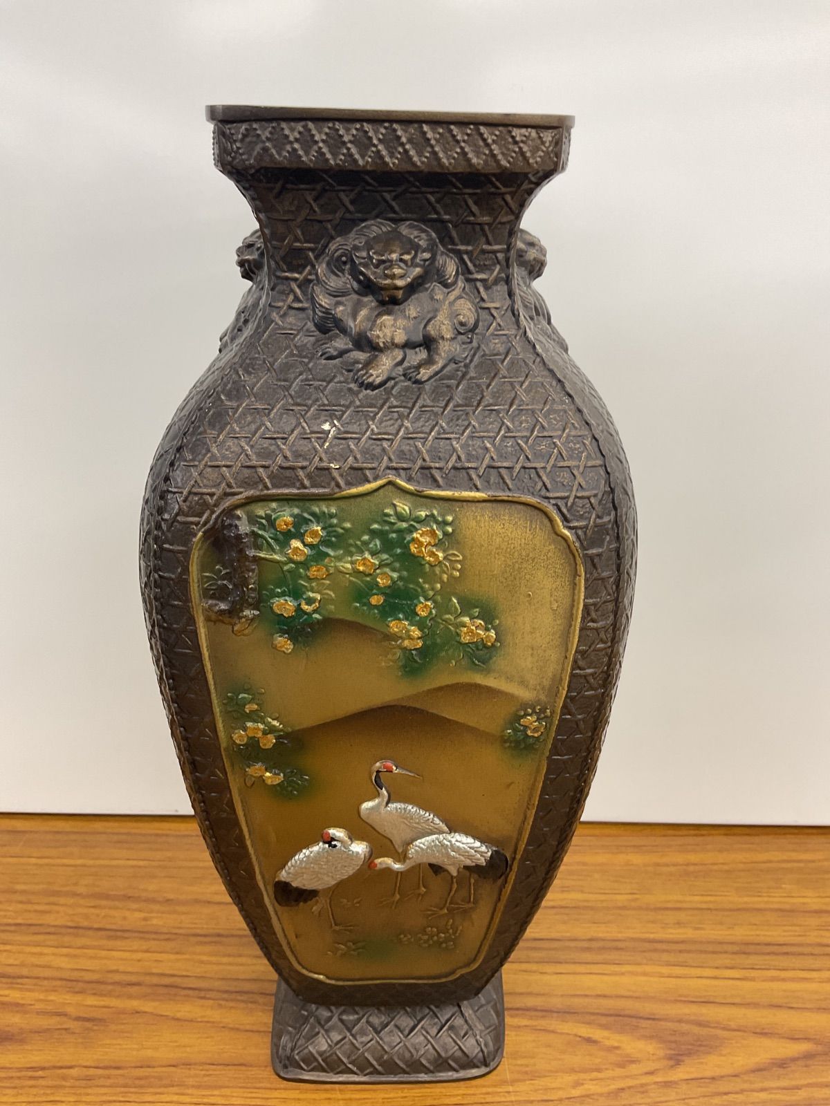 骨董 金属製 花瓶 希少】アンティーク 骨董品 装飾的な金属製フラスコ