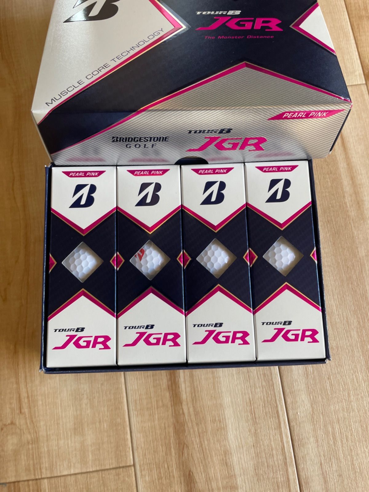 2ダース売り ブリヂストン ゴルフボール TOUR B JGR 2021年モデル 24球