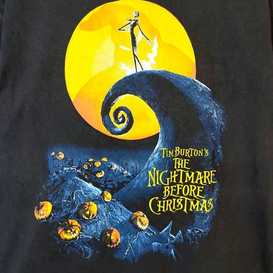 ヴィンテージ　ナイトメアビフォアクリスマス　ジャック　ディズニー　古着　Tシャツ Amazon | ディズニー ナイトメアー・ビフォア・クリスマス