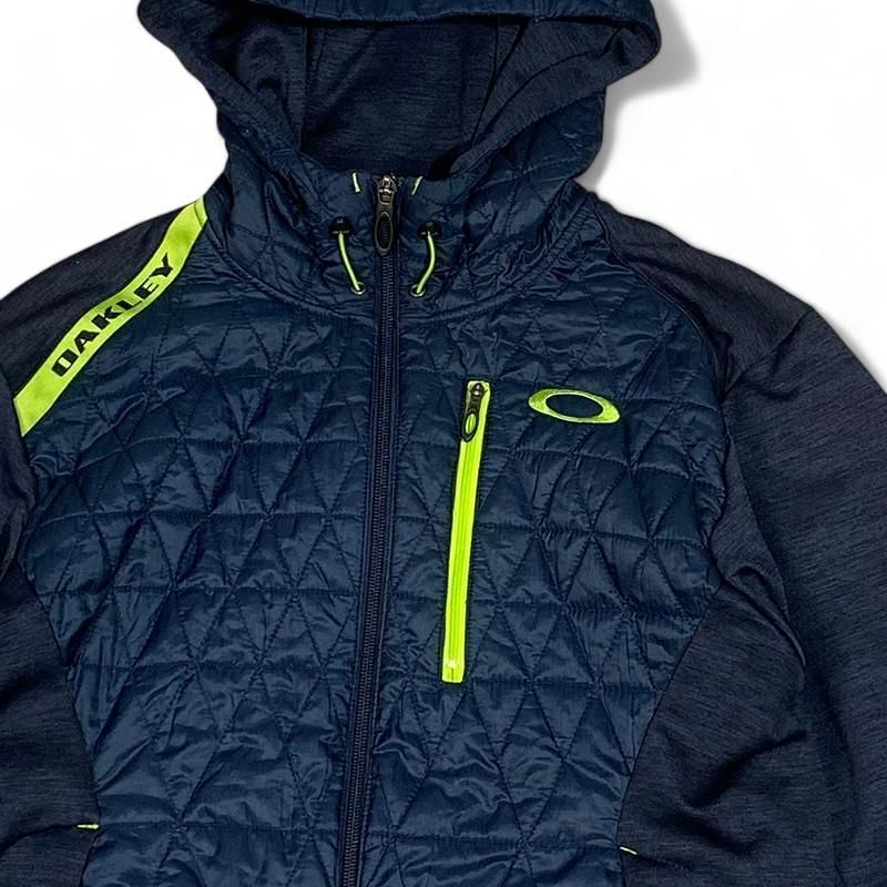 OAKLEY オークリー 切替 中綿ジャケット フード キルティング M