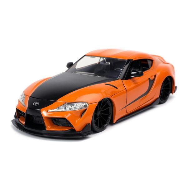 新品 JADA TOYS 1/24 ワイルド・スピード 2020 トヨタ スープラ オレンジ/ブラック(ハン) 完成品ダイキャストミニカー JADA32097 [佐川急便]