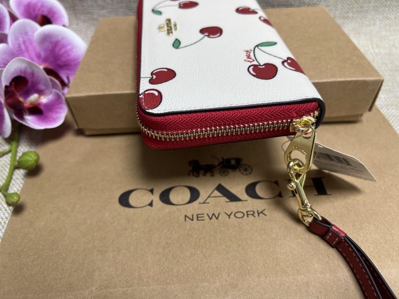 コーチ COACH 長財布 財布 CF406 ロング ジップ アラウンド ウォレット