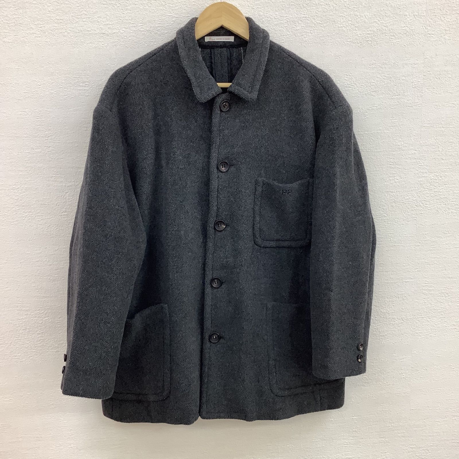 ✨美品✨Papas パパス ウールコート M グレー PURE WOOL100