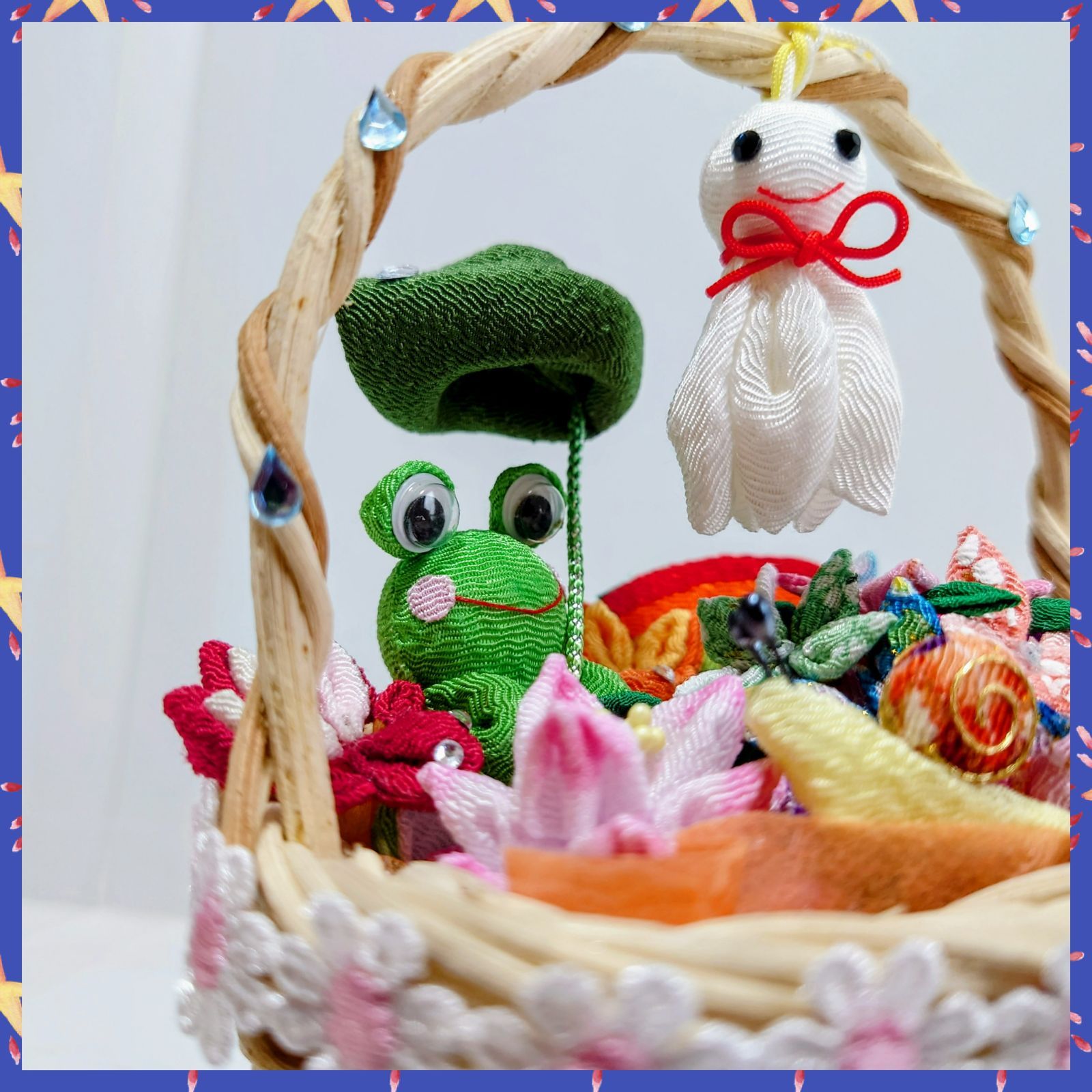 2023年新作】四季シリーズ「梅雨物語」カエル・てるてる坊主