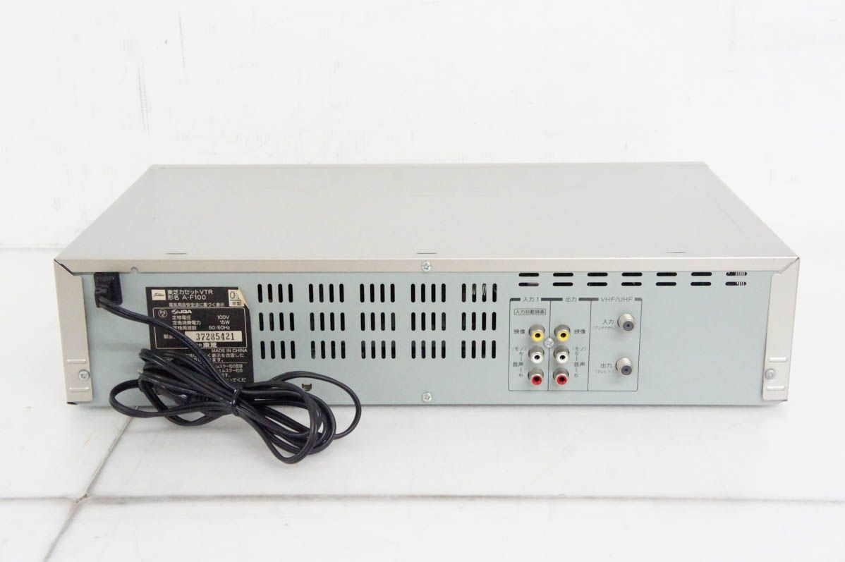 VHSビデオデッキ A-F100