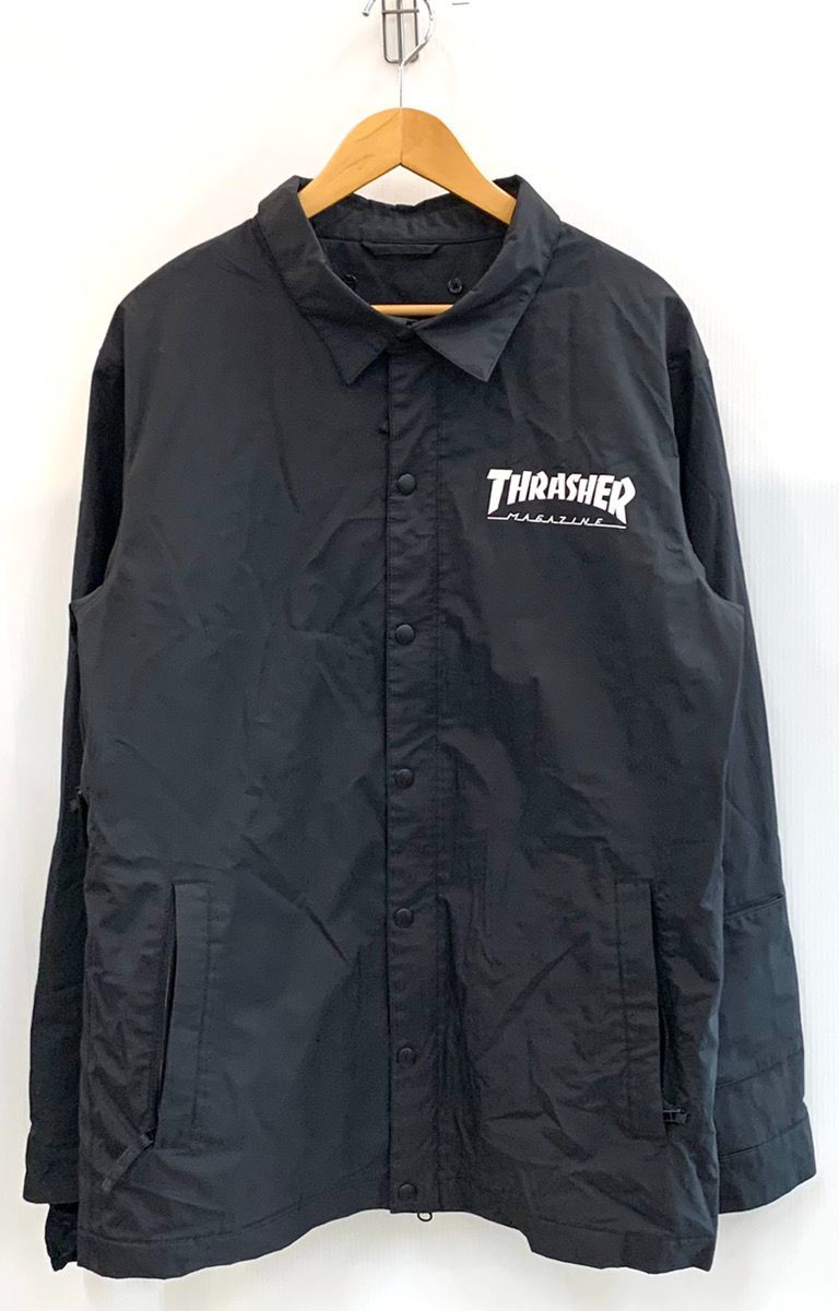 スラッシャー THRASHER×AA HARDWEAR スノボー コーチジャケット 黒