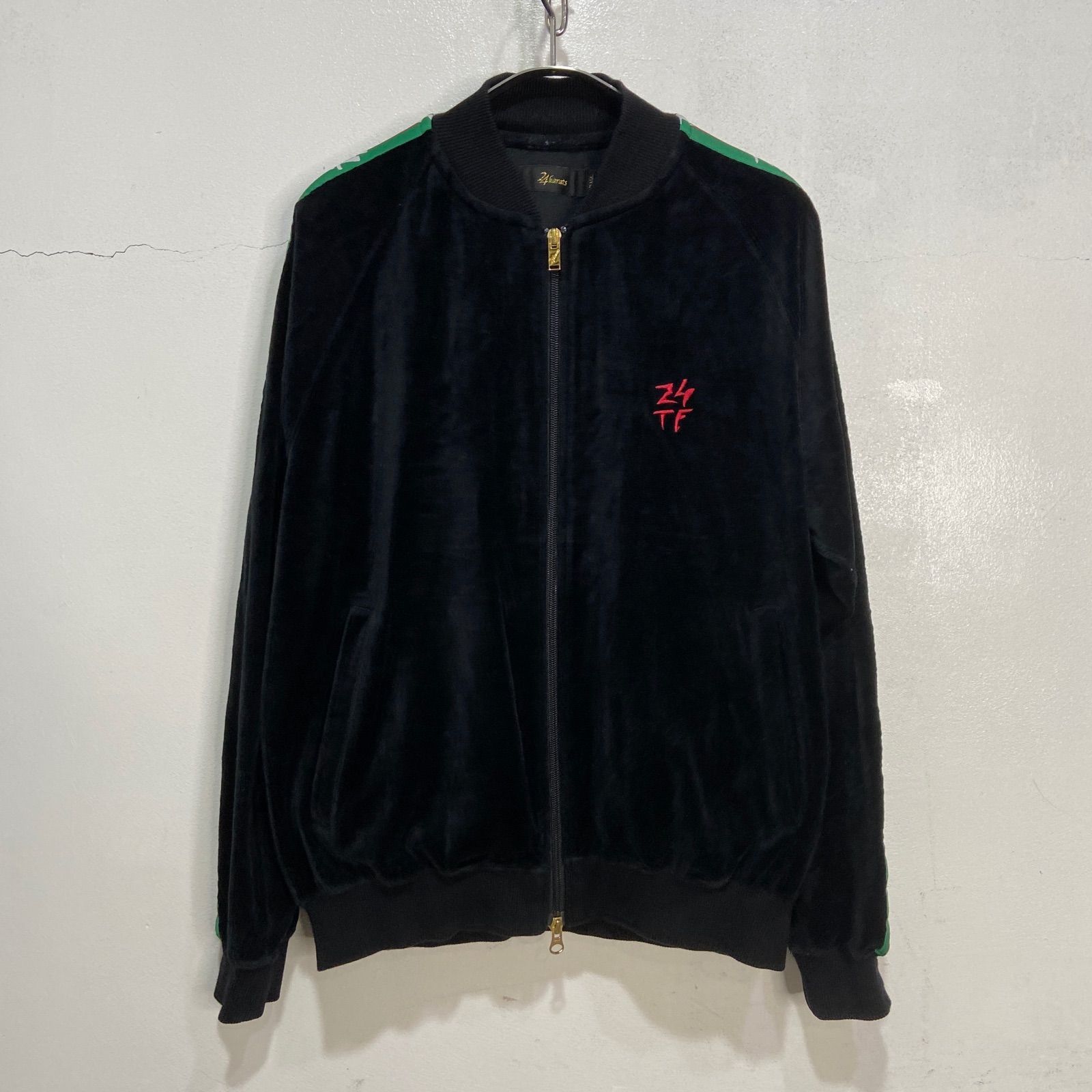 24karats トラックジャケットM ☆24karats☆24カラッツ☆ベロアジャージ☆ベロアトラック