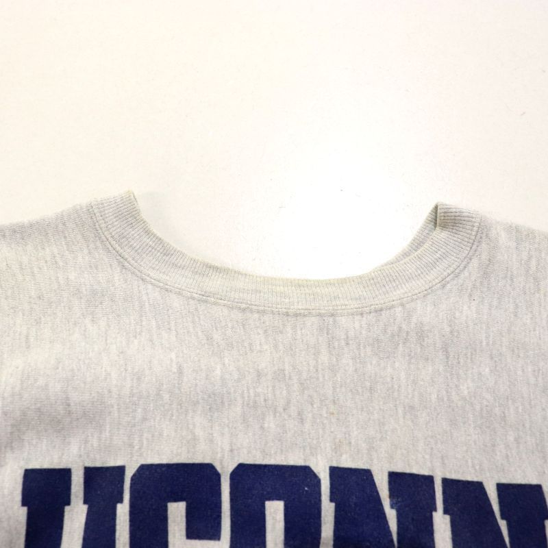 90s USA製 vintage Champion UCONN リバースウィーブスウェット メンズ 表記XLサイズ - メルカリ