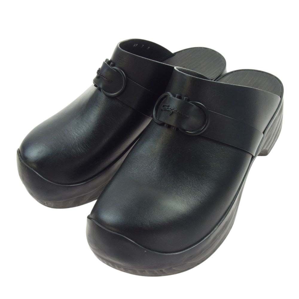 Salvatore Ferragamo サルヴァトーレフェラガモ サンダル ロゴ レザー