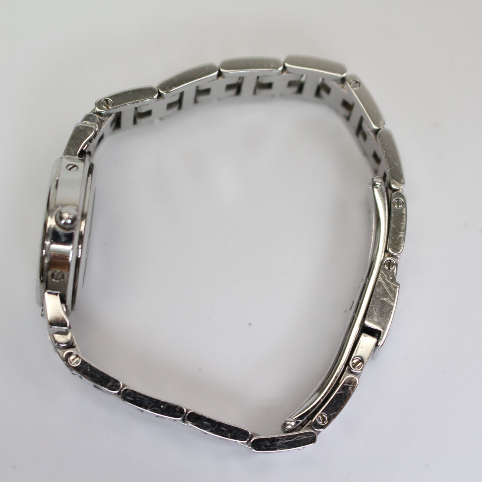 IS650 HERMES エルメス クリッパーナクレ CL.4.210 腕時計 ホワイトシェル クオーツ 10月に電池交換済み