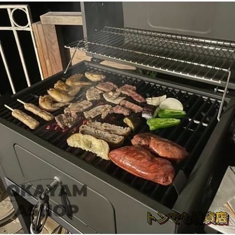炭火焼き中型BBQグリル 家族3人?8人最適