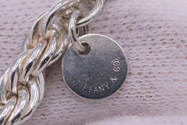 美品】ティファニー TIFFANY&Co. ナイフエッジ ツイスト バングル