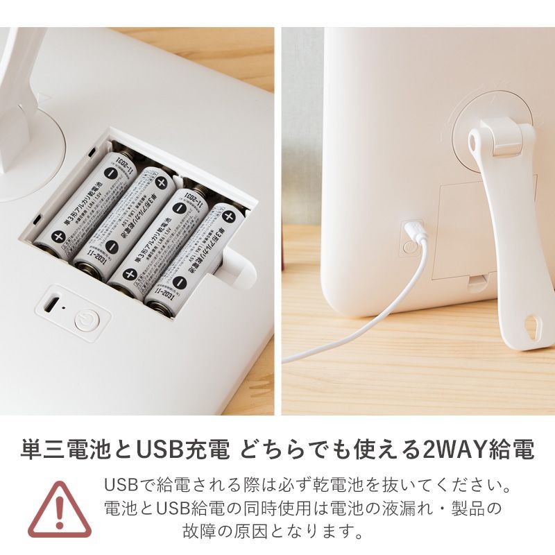 LEDライトメイクアップミラー 卓上ミラー 鏡 2301