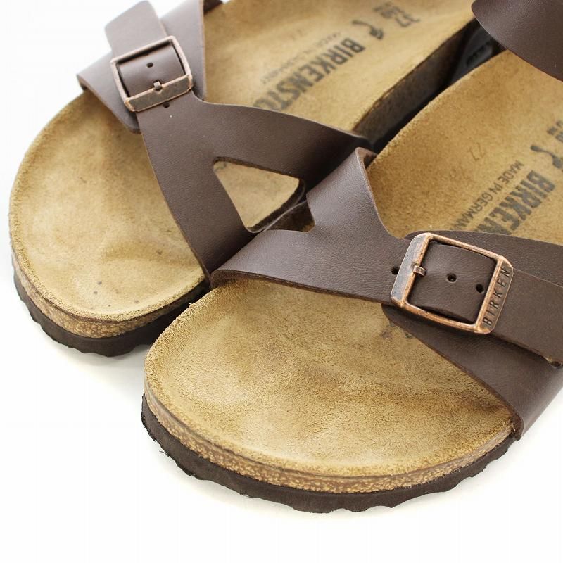 極 美品✨ビルケンシュトック 37 ティッケル ストラップ レザー 黒 24㎝ 美品 ビルケンシュトック 37 24.0 ティッケル エナメル