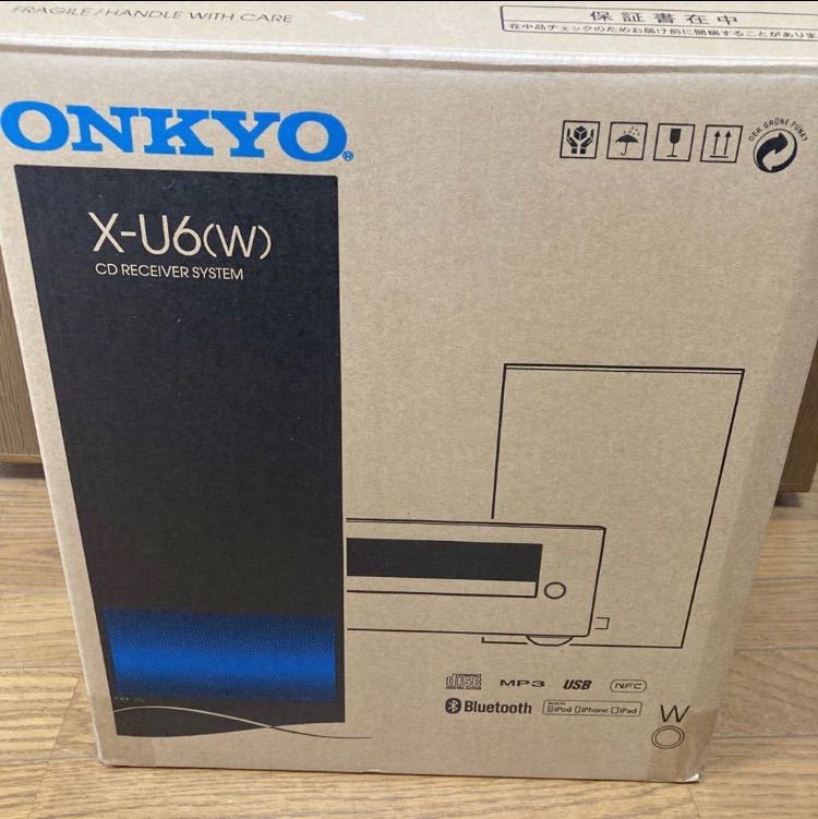 展示品☆ONKYO X-U6(W) CDレシーバーシステム Bluetooth - メルカリ