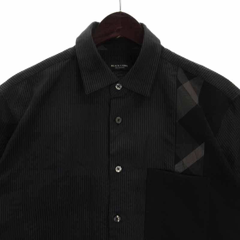 【BLACK LABEL CRESTBRIDGE】 ポロシャツ シャドーチェック 新品 M ブラックレーベル クレストブリッジ シャドーチェック