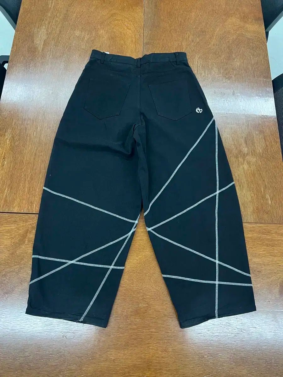 NOMANUAL ノーマニュアル ワイド パンツ 黒 L