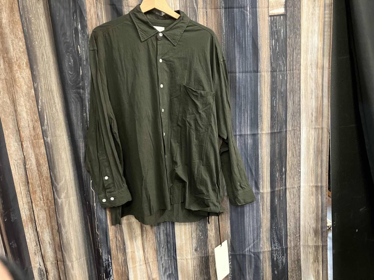 KANEMASA PHIL. KM24S-036 長袖シャツ サイズM ブラック