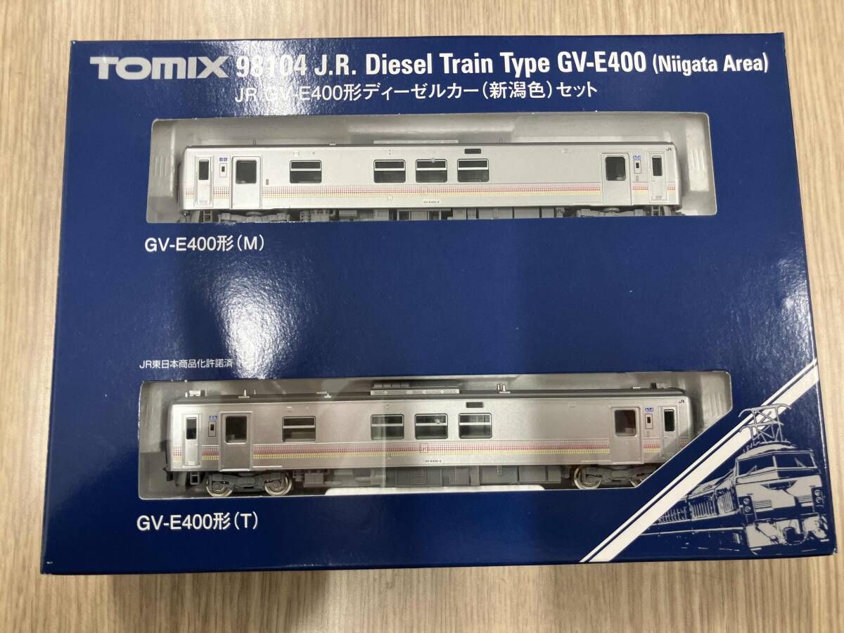 Ｎゲージ TOMIX 98104 JR GV-E400形ディｰゼルカｰ 新潟色 セット トミックス
