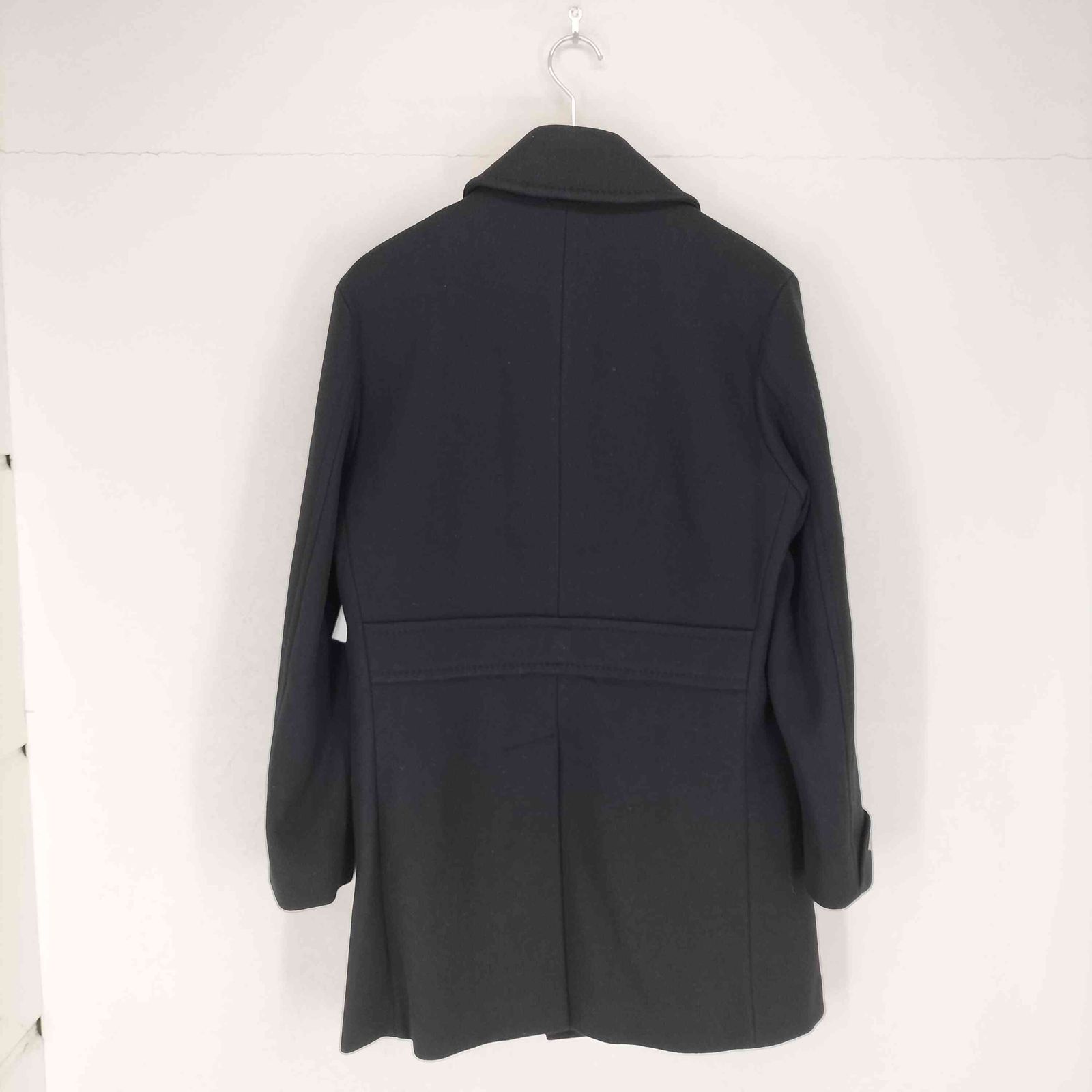 バーバリーブラックレーベルピーコート金ボタンノバチェック BURBERRY BLACK LABEL ピーコート 裏地 ノバチェック M
