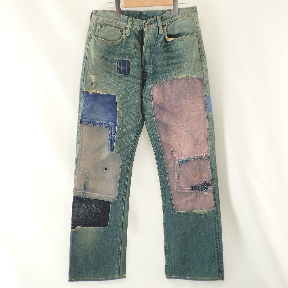 KAPITAL キャピタル 【美品】岡山御津工場産 パッチワークリペア 