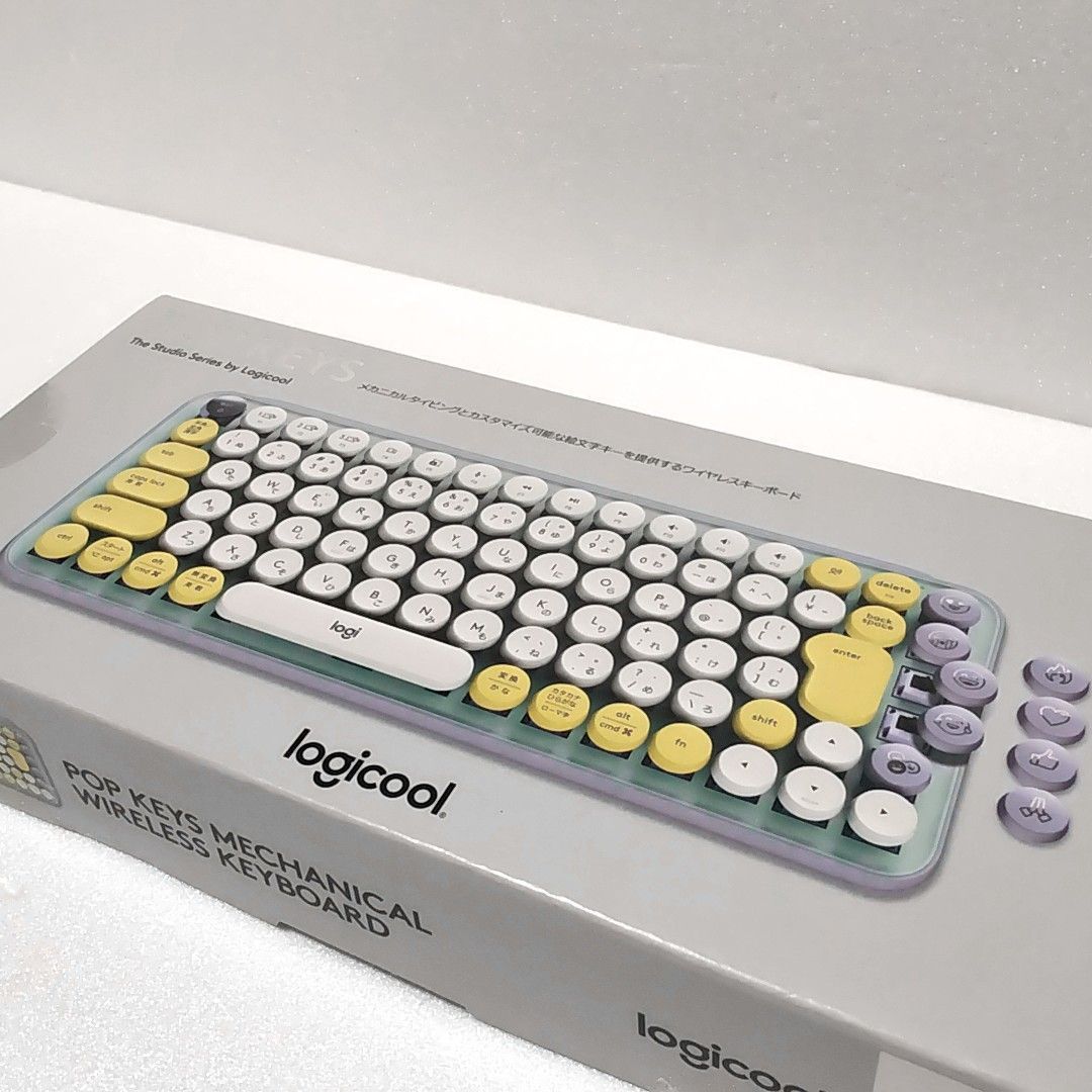 Logicool ロジクール ワイヤレス メカニカル キーボード POP KEYS K730PL