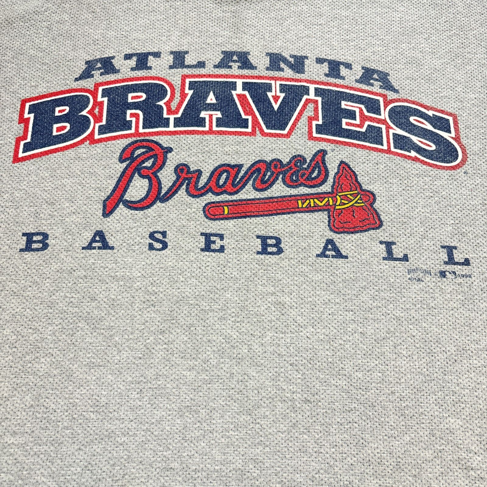 90s USA製 MLB アトランタ・ブレーブス メジャーリーグ Tシャツ 古着 90s USA製 MLB Atlanta Braves ブレーブス プリント T