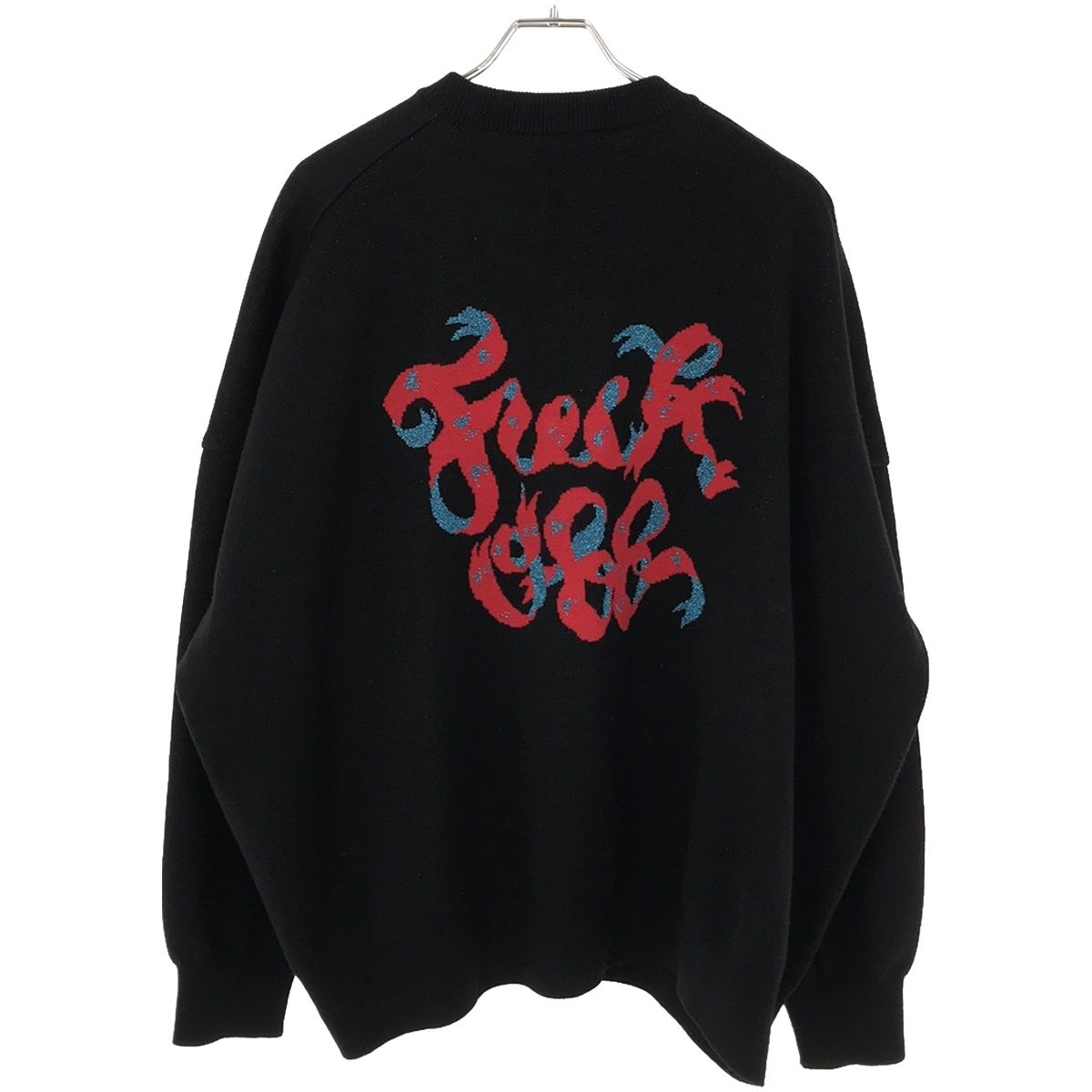 KIDILL 21AW Hell Boy Pullover ニットセーター Kidill Hell Boy Knit Pullover Sweater - Purple | Garmentory