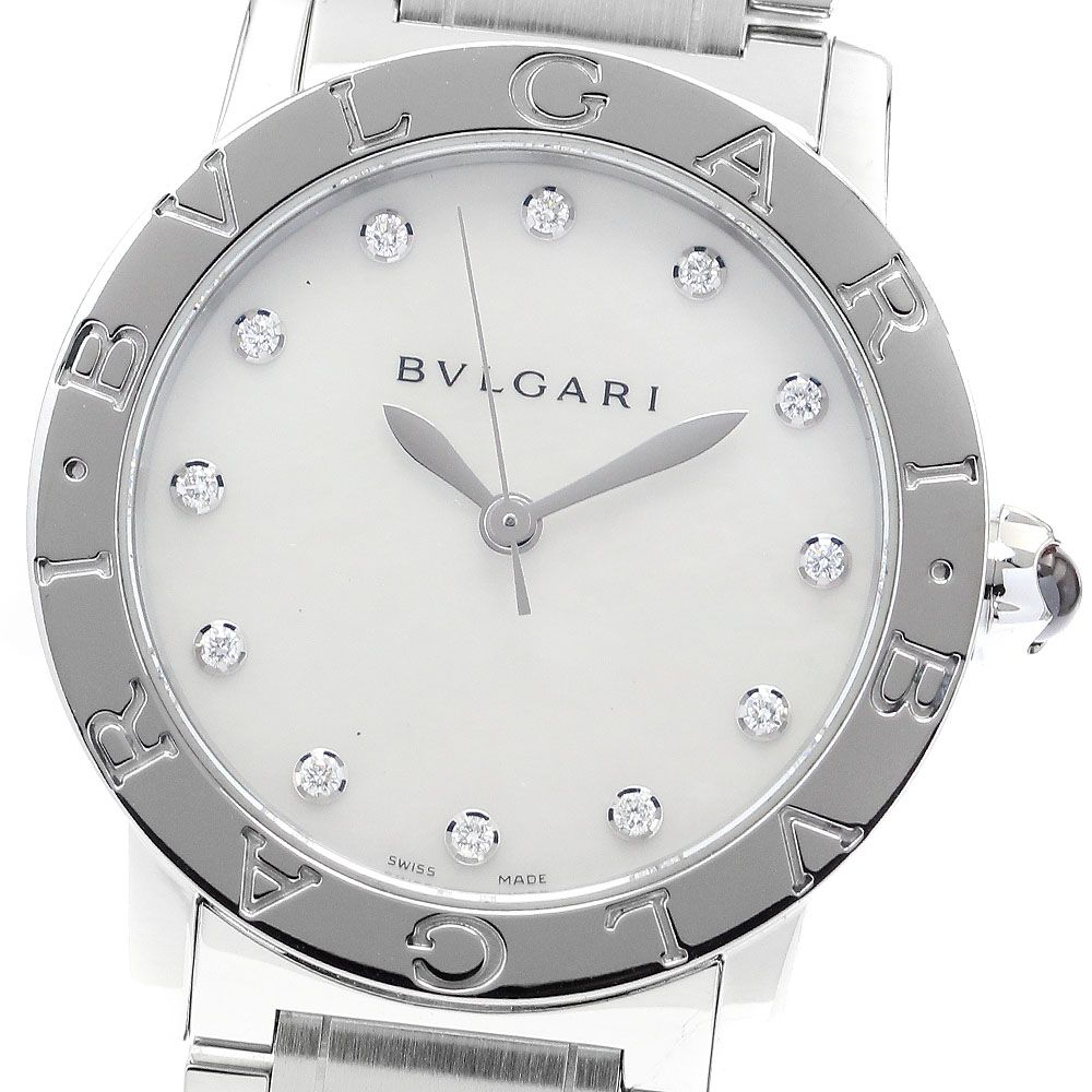 ブルガリ BVLGARI BBL33S ブルガリブルガリ 12Pダイヤ 自動巻き ボーイズ_911543