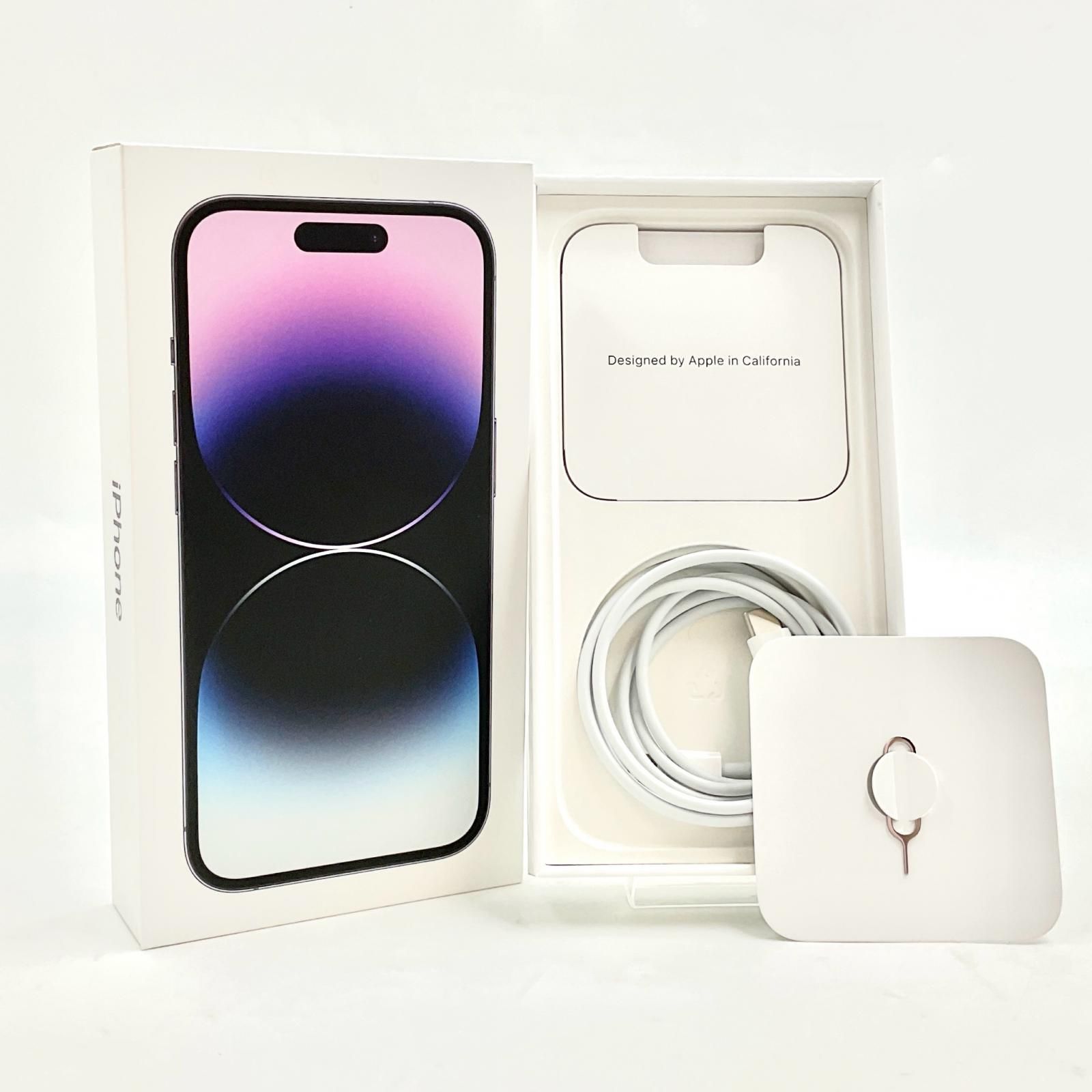 iPhone 14 Pro 512GB ディープパープル SIMフリー 白ロム 動作