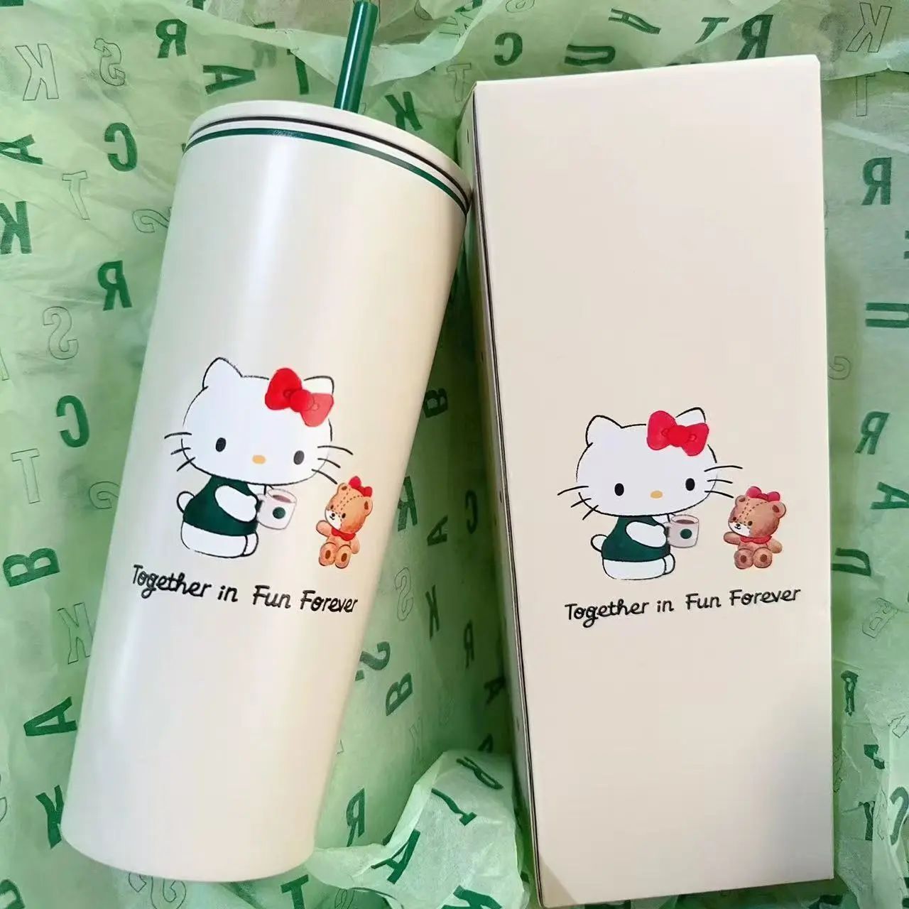 スタバ☆ハローキティ×スターバックス☆50周年 ステンレス