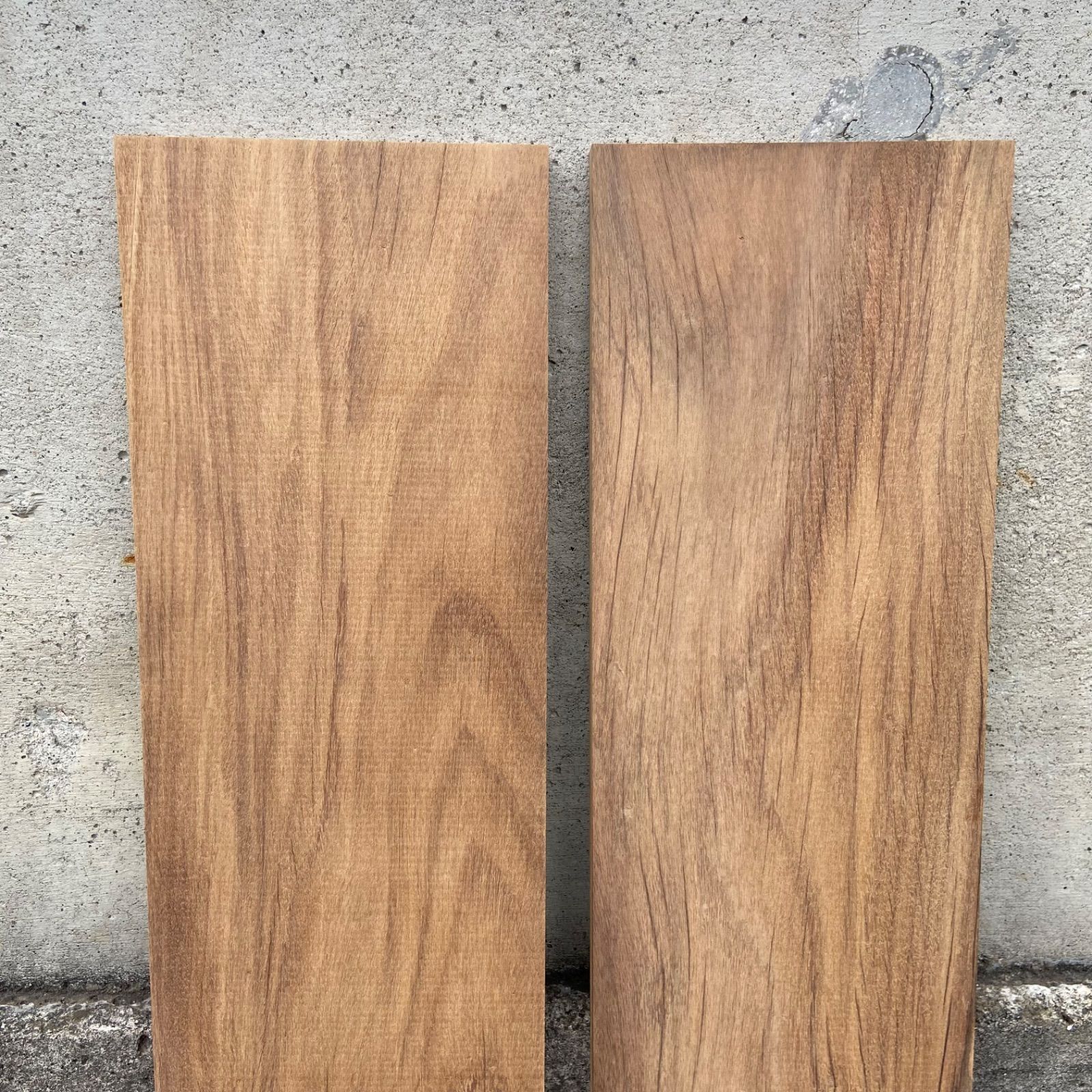 木材 2枚セット/ アサメラ（アフリカンチーク） 材木 木材 板材 棚板