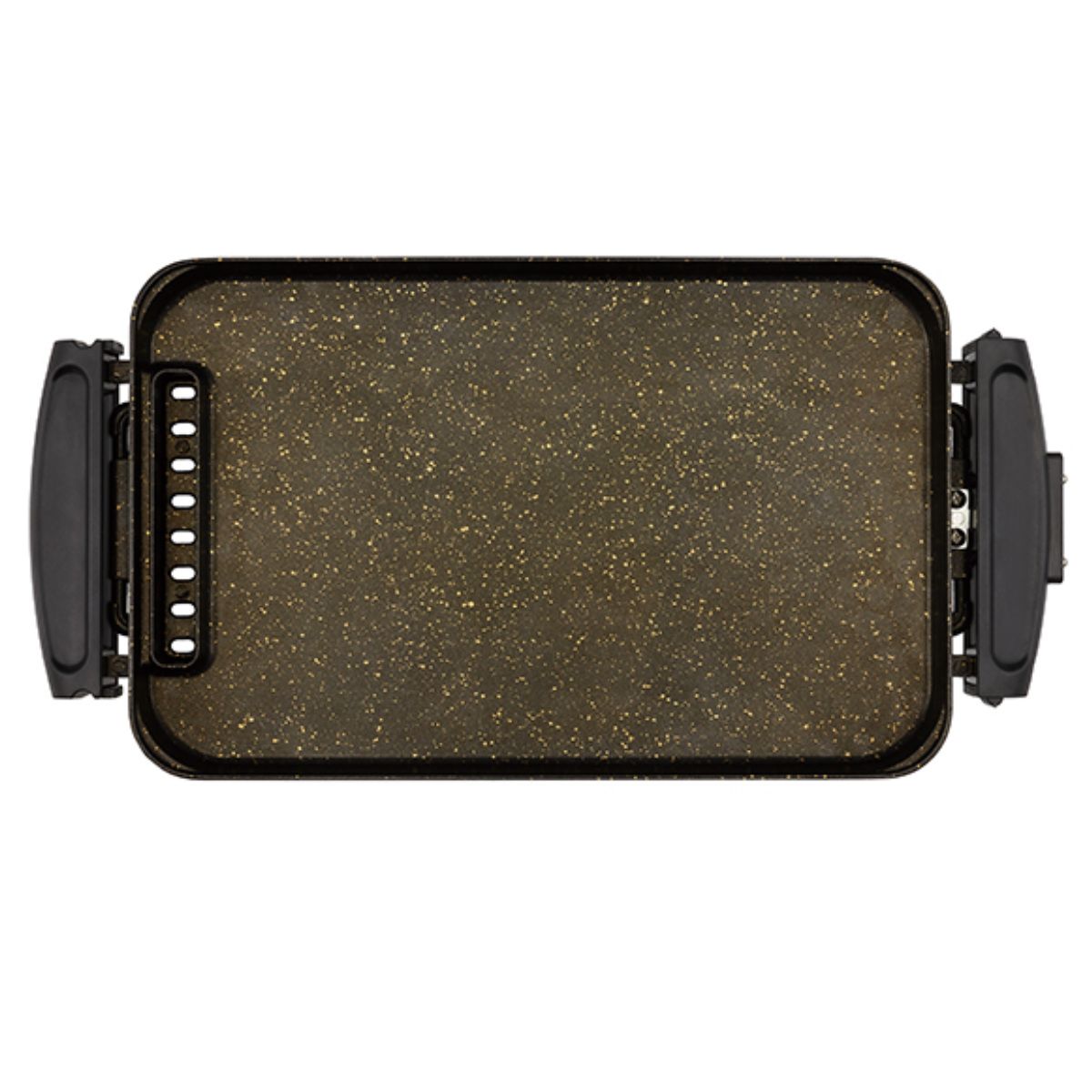 両面グリルプレート マーブルコーティング 温度調節 ピーコック （ 1200W ホットプレート 両面プレート 調理器具 保温 電磁調理器 調理家電 キッチン家電 1台2役 ）