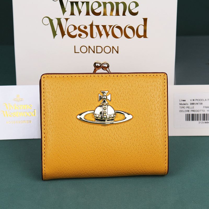 VivienneWestwood がま口 二つ折り財布 新品 Vivienne Westwood 二つ折り財布 ヴィヴィアンウエスト