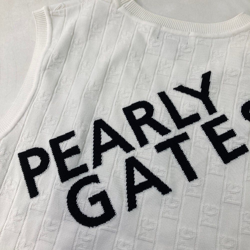 サイズ：6 PEARLY GATES パーリーゲイツ 2023年モデル Vネック ニット