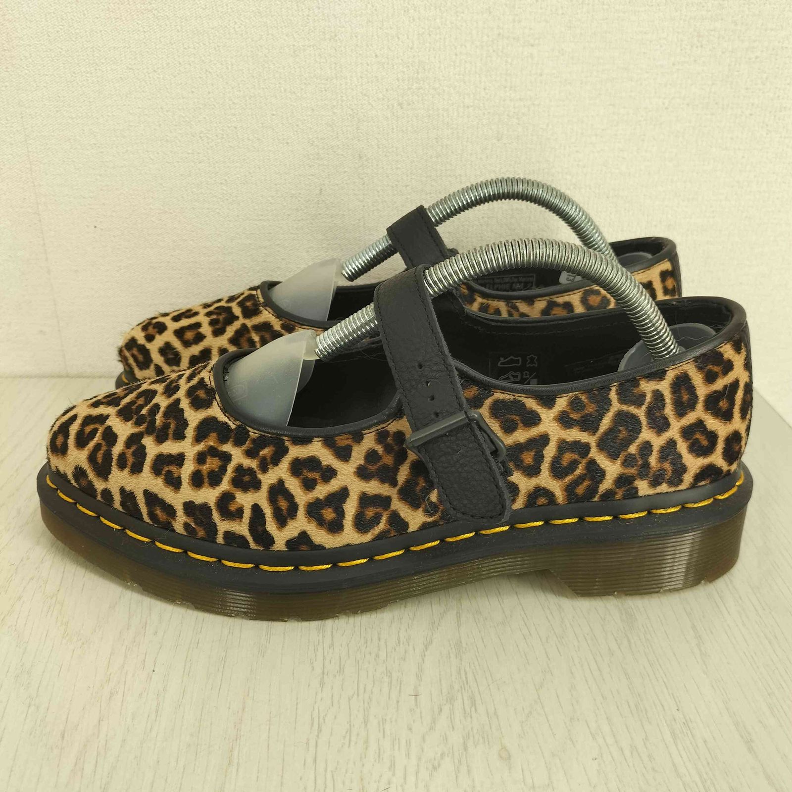 ドクターマーチン Dr.Martens ELPHIE MJ メリージェーン ハラコ レオパード レディース UK 4