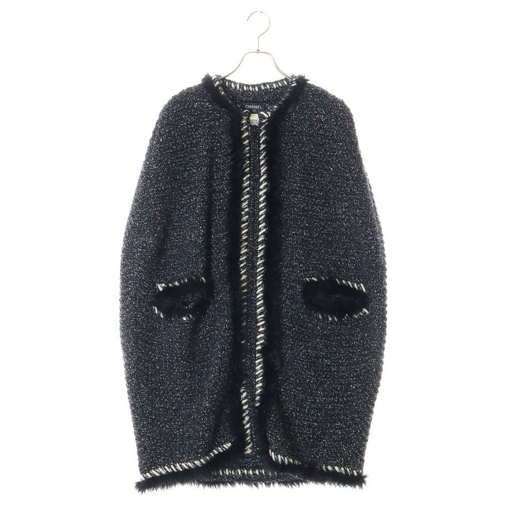 CHANEL (シャネル) ココマークジップ アップ カシミヤ モヘヤ混