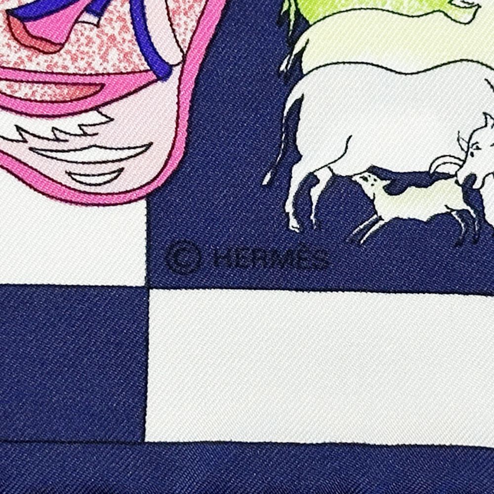 エルメス HERMES スカーフ カレ90 Fantaisies indiennes 眩惑のインド