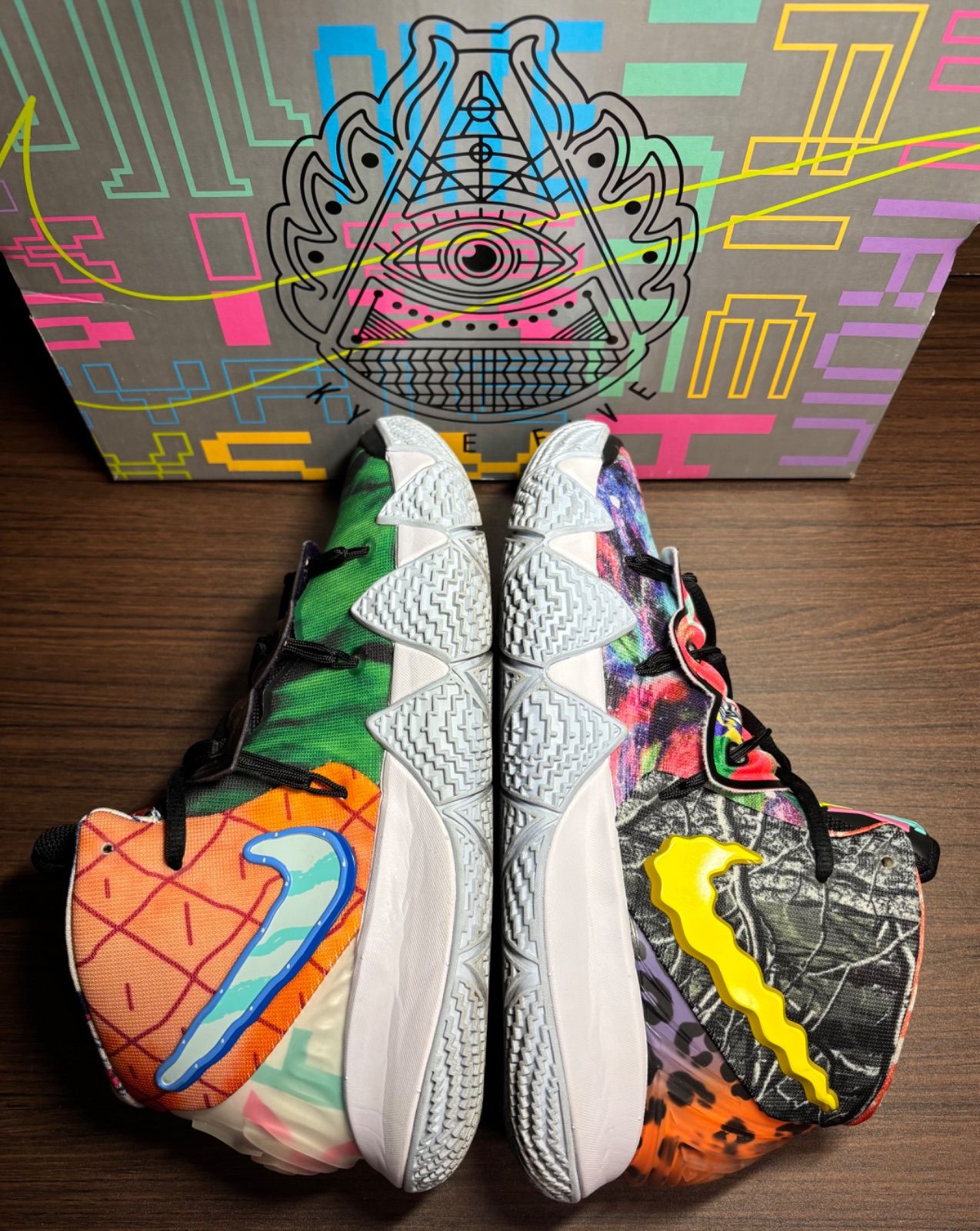 ナイキ カイブリッドS2 パイナップル　中古品　size26.5㎝ ナイキ カイブリッドS2 パイナップル 中古品 size26.5㎝ - メルカリ