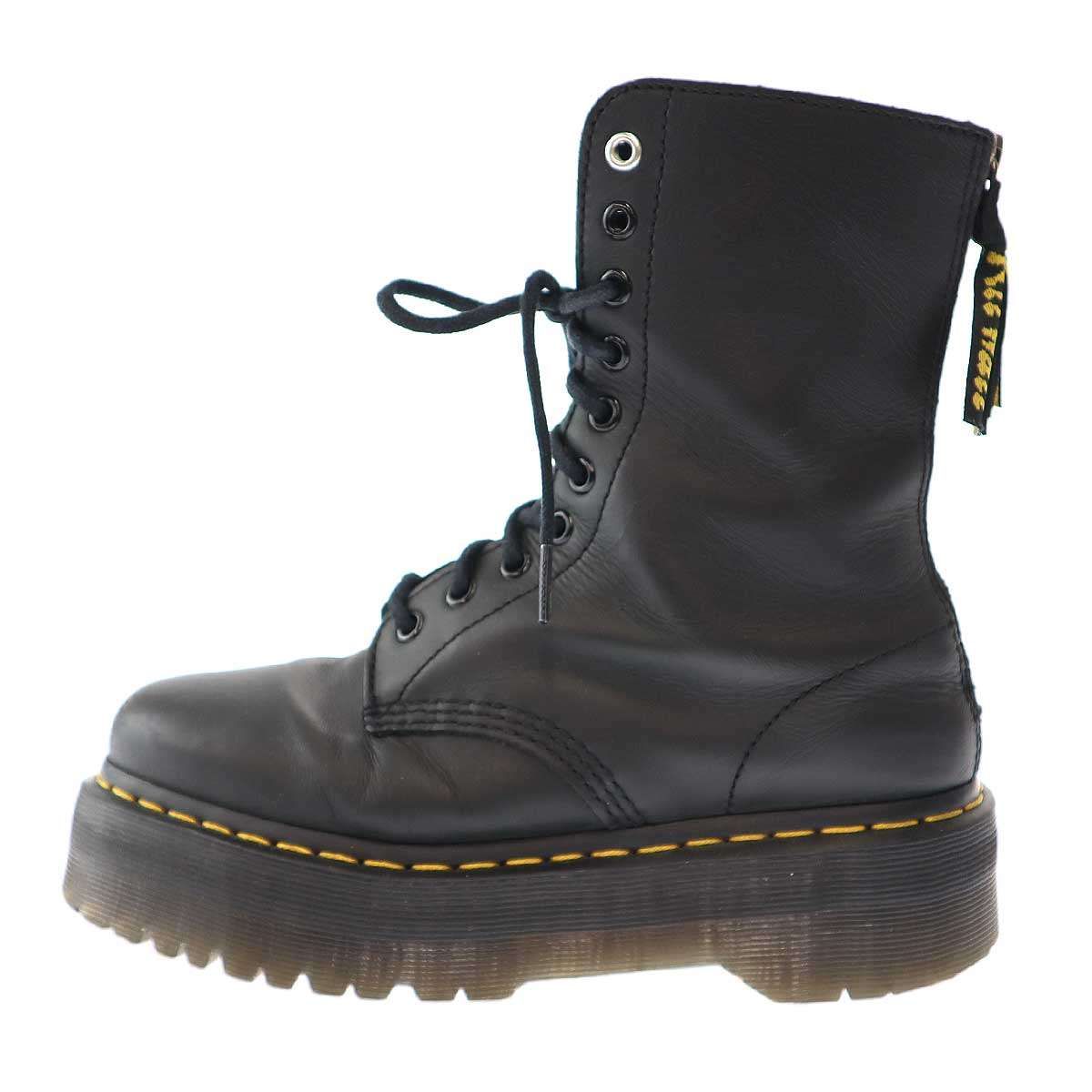 Y's×Dr.Martens ワイズ×ドクターマーチン 10 EYE 10ホールレースアップブーツ 15473001 ブラック 5