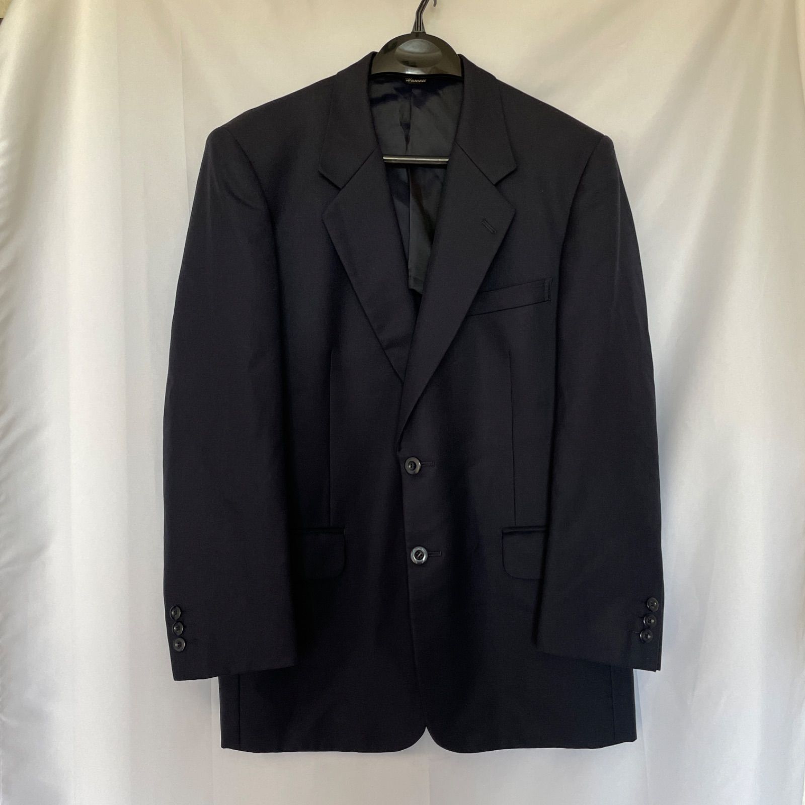 z854 Balenciag バレンシアガ BALENCIAGA ジャケット ネイビー 記名 