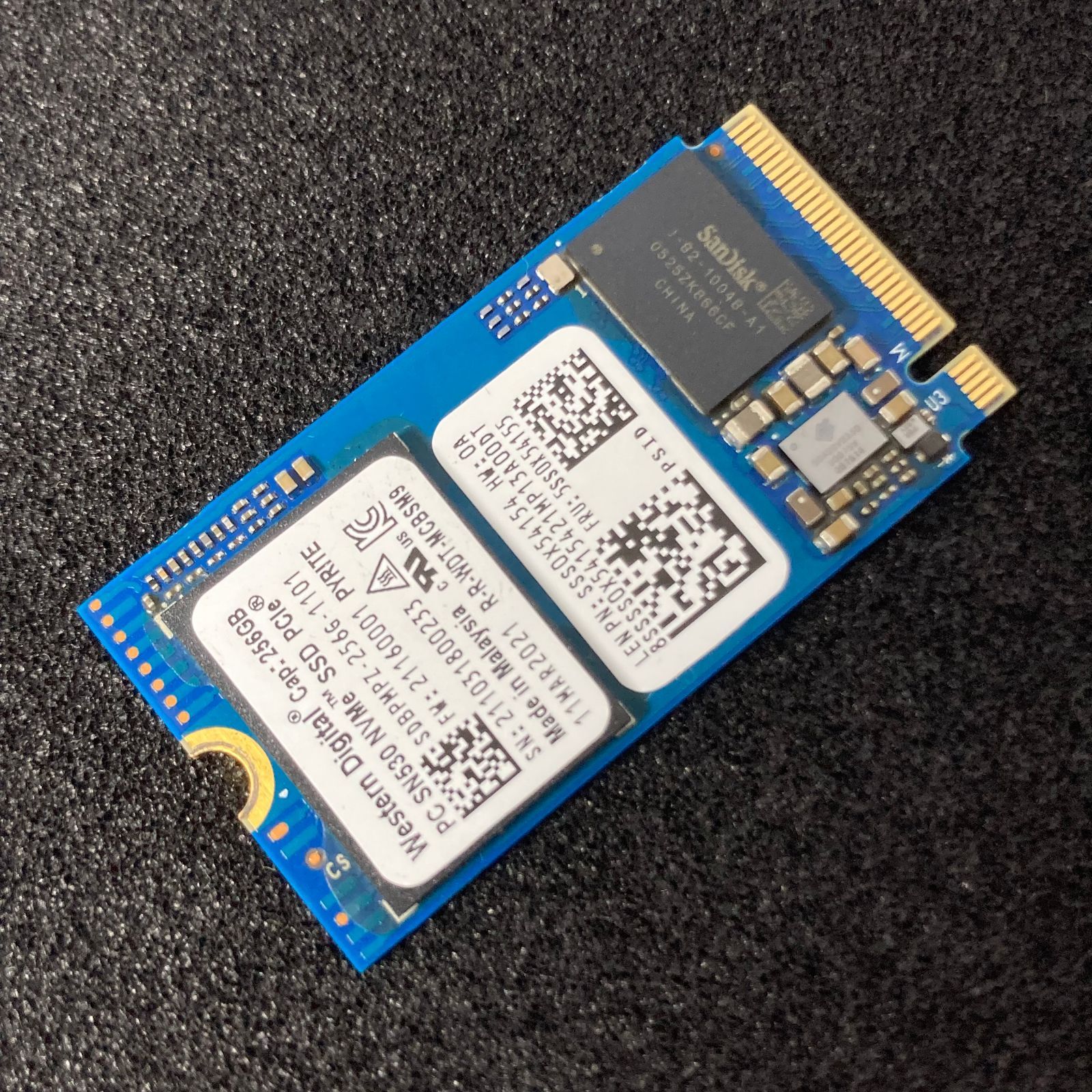 Western Digital M.2 NVMe SSD 2242 | PCIe3.0×4 | 256GB | 98% | y21 |  SN530 | wd nvme【593】