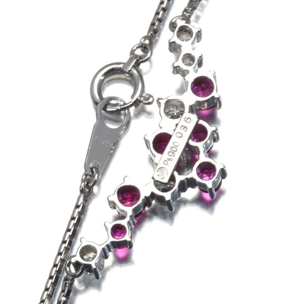 天然 ルビー ダイヤモンド 計0.57ct PT900『TASAKI(タサキ)』 TASAKI【タサキ】 K18ルビー ダイヤモンドリング (NO.49138