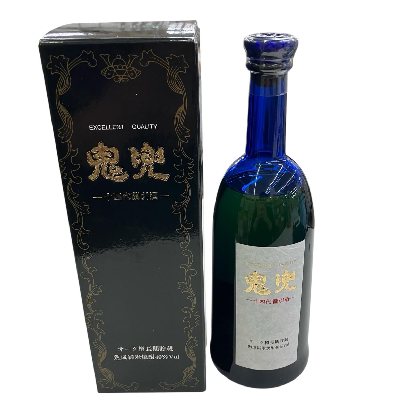 新品　鬼兜　十四代　蘭引酒　高木酒造　焼酎 青ボトル 箱入り Amazon.co.jp: 十四代 鬼兜 蘭引焼酎720ml 40°高木酒造 : 食品・飲料
