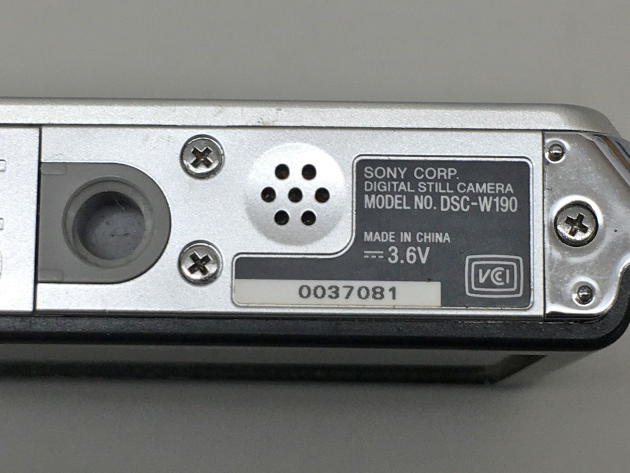 コンパクトデジタルカメラ Cyber-shot DSC-W190 ソニー SONY 1210万