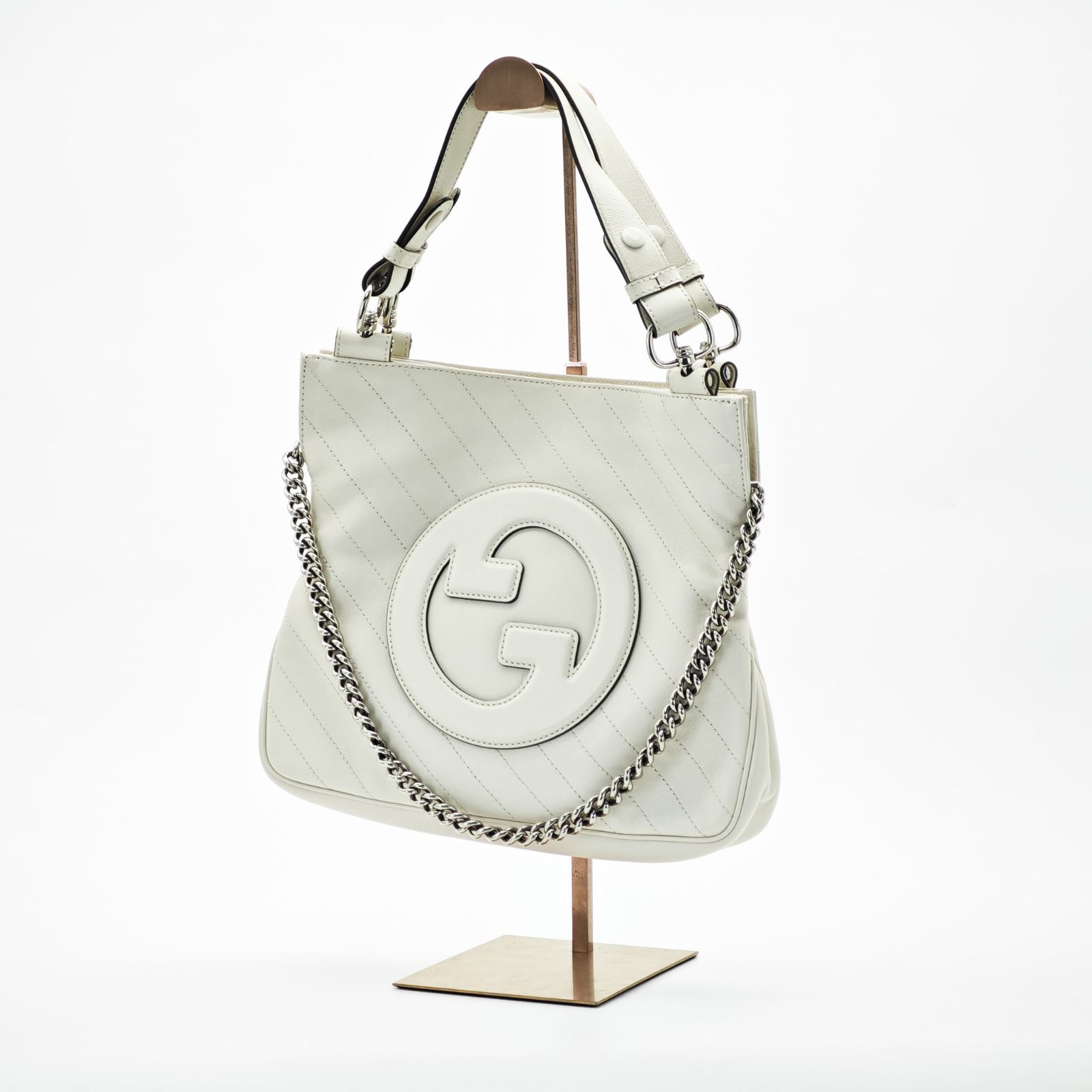 GUCCI グッチ ブロンディ トート バッグ ベージュ レディース 保存袋