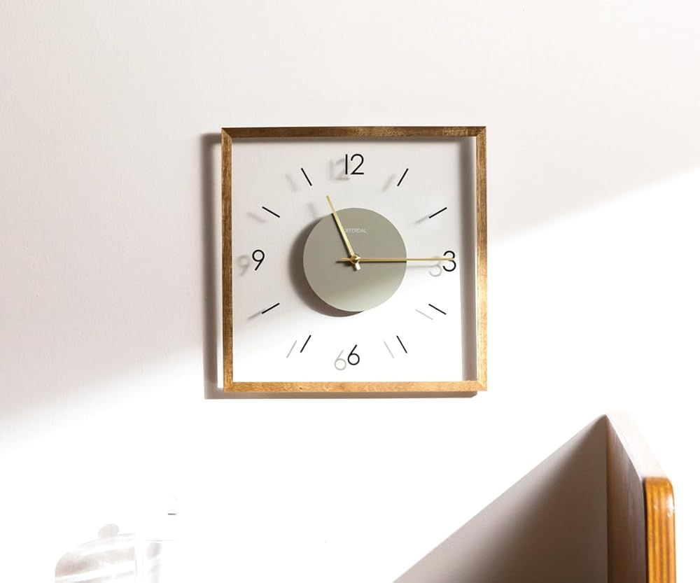 インターフォルム 掛け時計 CL-4424BN ラトゥリ ブラウン スイープムーブメント